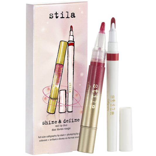 Stila Shine & Define Red Lip Duo Set