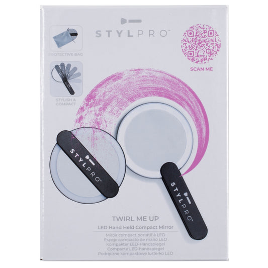 StylPro Twirl Me Up Compact LED Mirror