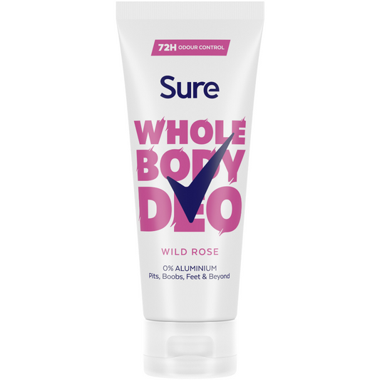 Sure 72h Wild Rose Whole Body Deodorant Cream 75ml