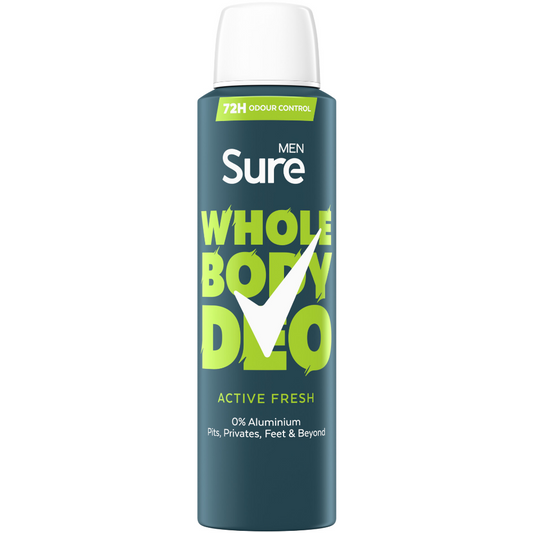 Sure Men 72h Active Fresh Whole Body Deodorant Spray 150ml