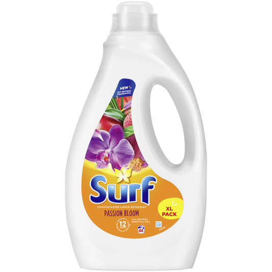 Surf Passion Bloom Concentrated Liquid Laundry Washing Detergent 44 Washes 1188ml