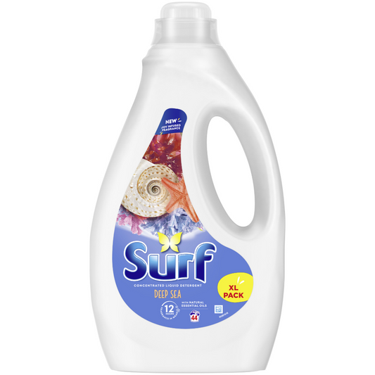 Surf Deep Sea Concentrated Liquid Laundry Washing Detergent 44 Washes 1188ml