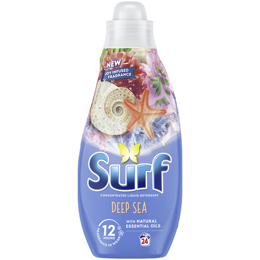 Surf Deep Sea Concentrated Liquid Laundry Washing Detergent 24 Washes 648ml