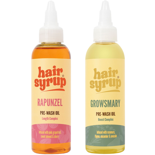 Hair Syrup Rapunzel Pre-Wash Oil Treatment & Grows-Mary Scalp Activating Pre-Wash Oil Treatment Twin 2 x 100ml