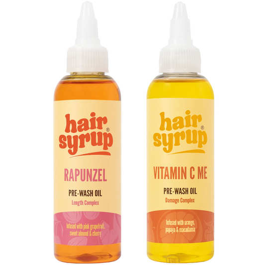 Hair Syrup Rapunzel Pre-Wash Oil Treatment & Vitamin C Me Pre-Wash Oil Treatment Twin 2 x 100ml