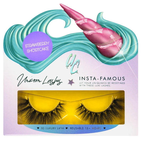 Unicorn Cosmetics Strawberry Shortcake Unicorn Strip Lashes Black