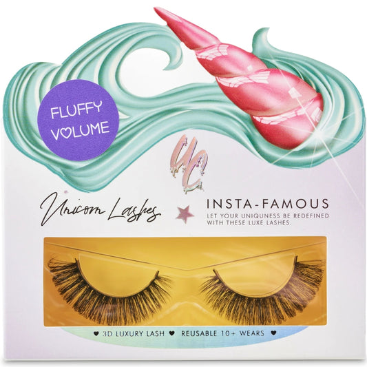 Unicorn Cosmetics Russian Fluffy Volume Unicorn Strip Lashes Black