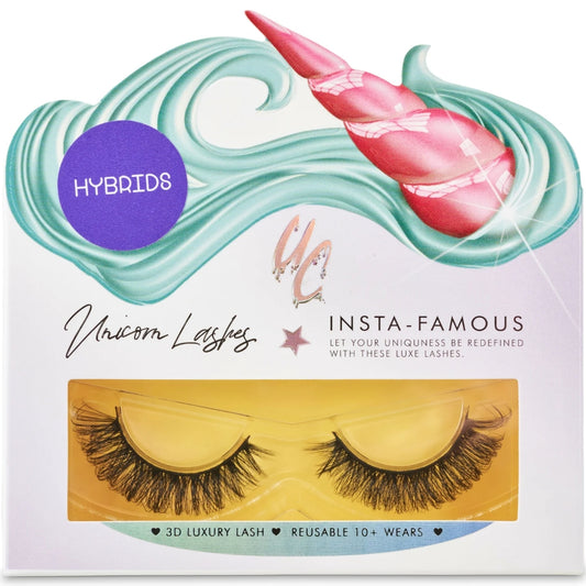 Unicorn Cosmetics Russian Hybrids Unicorn Strip Lashes Black