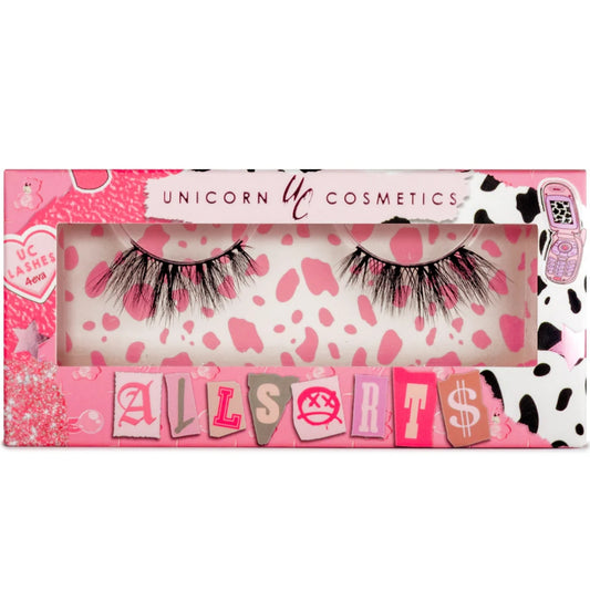 Unicorn Cosmetics Bling Fairy Allsorts Half Lashes Black