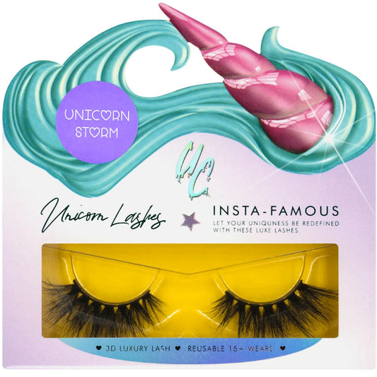 Unicorn Cosmetics Unicorn Storm Half Lashes Black