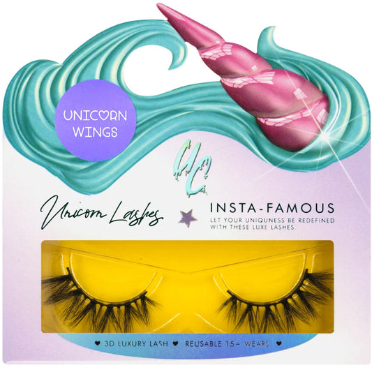 Unicorn Cosmetics Unicorn Wings Half Lashes Black