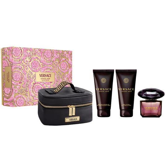 Versace Crystal Noir Eau De Parfum Gift Set 90ml