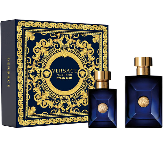 Versace Dylan Blue Pour Homme Eau De Toilette Gift Set 100ml