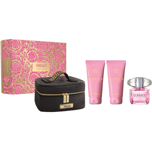 Versace Bright Crystal Eau De Toilette Gift Set 90ml