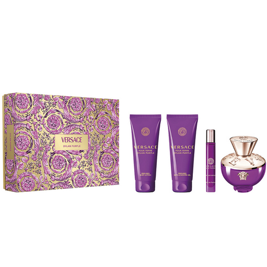 Versace Dylan Purple Eau De Parfum & Body Lotion Gift Set 100ml