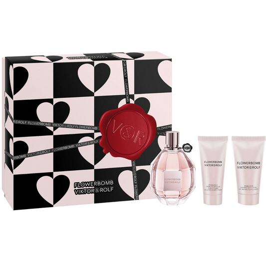 Viktor & Rolf Flowerbomb Eau De Parfum & Body Lotion Gift Set 100ml