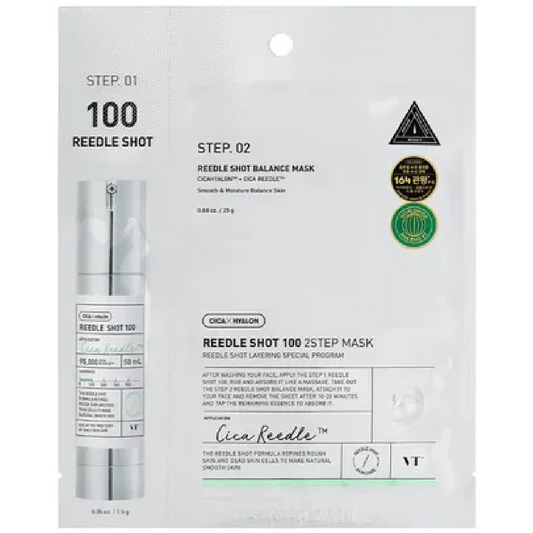 VT Cosmetics Reedle Shot 100 2-Step Mask 25g