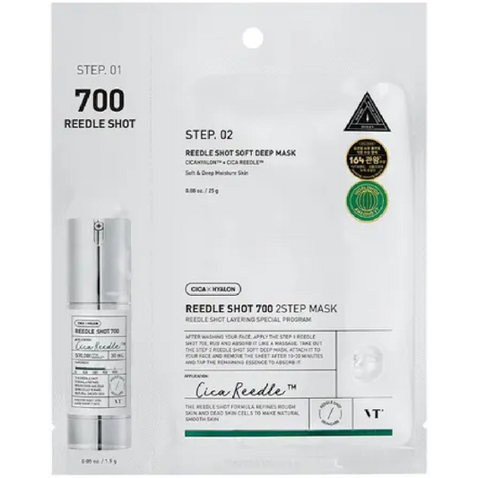 VT Cosmetics Reedle Shot 700 2-Step Mask 25g