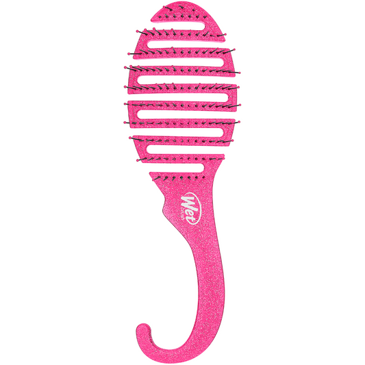 Wet Brush Shower Detangler Brush Glitter Pink