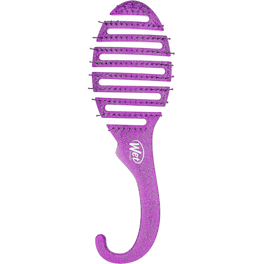 Wet Brush Shower Detangler Brush Glitter Purple