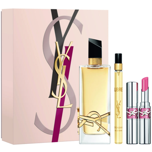 Yves Saint Laurent Libre Eau De Parfum & Lipstick Gift Set 90ml