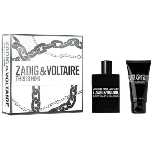 Zadig & Voltaire This Is Him Eau De Toilette Gift Set 50ml