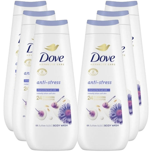 Dove Advanced Care Anti-Stress Body Wash Multipack 6 x 400ml