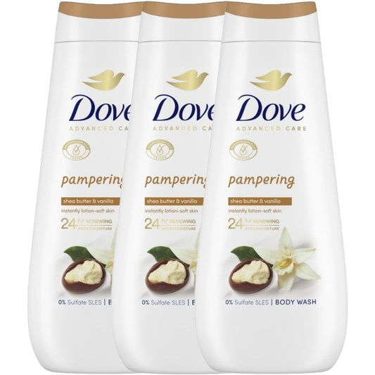 Dove Advanced Care Pampering Body Wash Trio 3 x 400ml