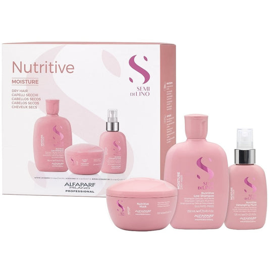 Alfaparf Milano Semi Di Lino Moisture Nutritive Gift Set