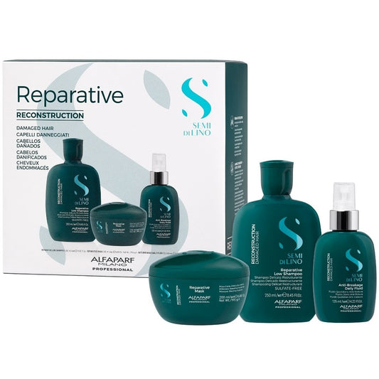 Alfaparf Milano Semi Di Lino Reparative Reconstruction Gift Set