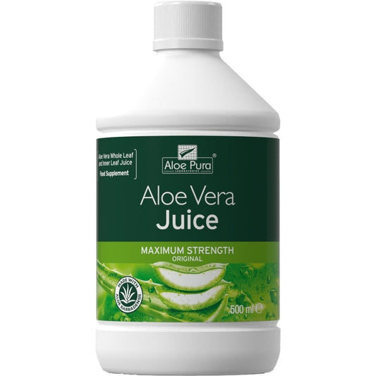 Aloe Pura Bio-Active Maximum Strength Original Aloe Vera Juice 500ml