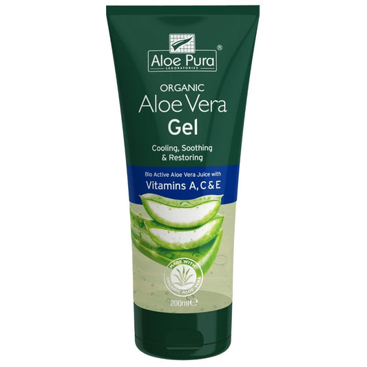 Aloe Pura Organic Aloe Vera Vitamin A, C & E Skin Gel 200ml