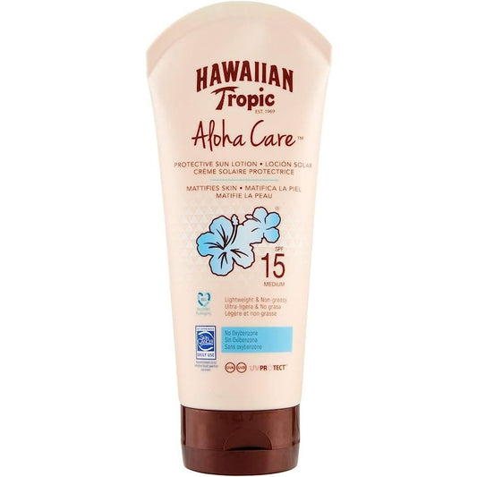 Hawaiian Tropic Aloha Care Mattifying Protective Sun Lotion SPF15 180ml