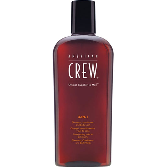 American Crew 3 in 1 Shampoo, Conditioner & Body Wash 450ml