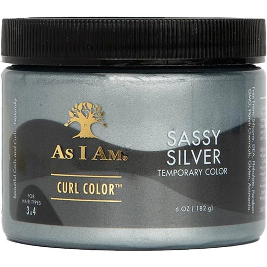 As I Am Curl Colour Sassy Silver Temporary Colour 182g