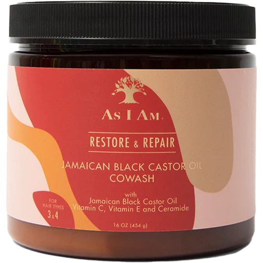 As I Am Restore & Repair Jamaican Black Castor Oil CoWash 454g