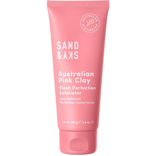 Sand & Sky Australian Pink Clay Flash Perfection Exfoliator 100ml