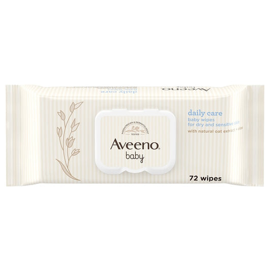 Aveeno Baby Daily Care Wipes 72 Wipes