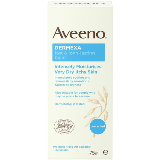 Aveeno Dermexa Fast & Long-Lasting Balm 75ml