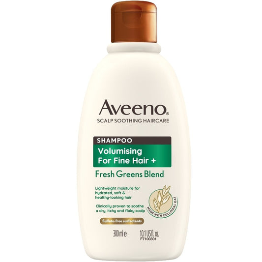 Aveeno Volumising+ Fresh Greens Blend Shampoo 300ml