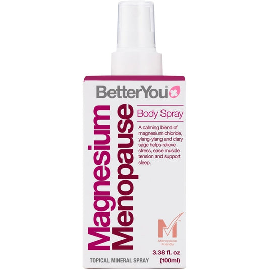 BetterYou Magnesium Menopause Topical Mineral Body Spray 100ml