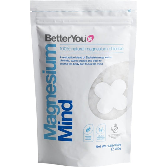 BetterYou Magnesium Mind Mineral Bath Flakes 750g