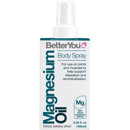 BetterYou Magnesium Oil Topical Mineral Oil Body Spray 100ml