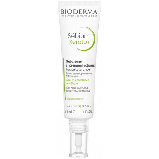 Bioderma Sebium Kerato+ Anti-Blemish High Tolerance Gel Cream 30ml