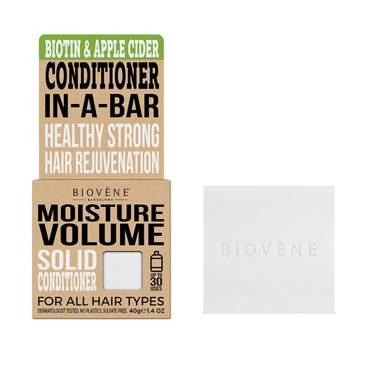 Biovene Moisture Volume Solid Conditioner Biotin & Apple Cider 40g