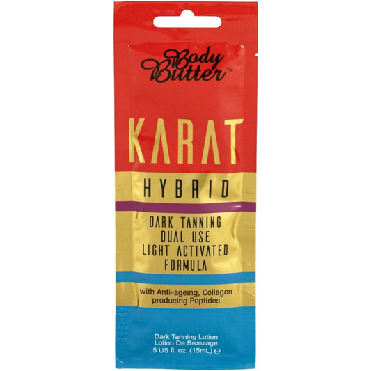 Body Butter Karat Dual Use Light Activated Dark Tanning Accelerator Sachet 15ml