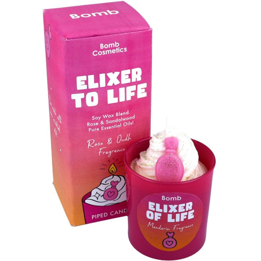 Bomb Cosmetics Elixir To Life Piped Candle