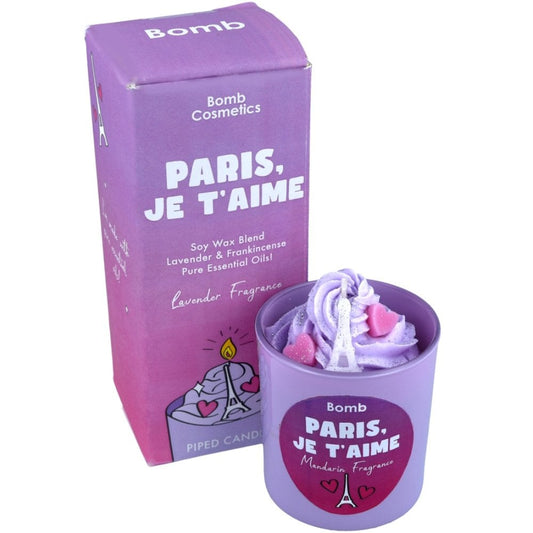 Bomb Cosmetics Paris, Je T'Aime Piped Candle