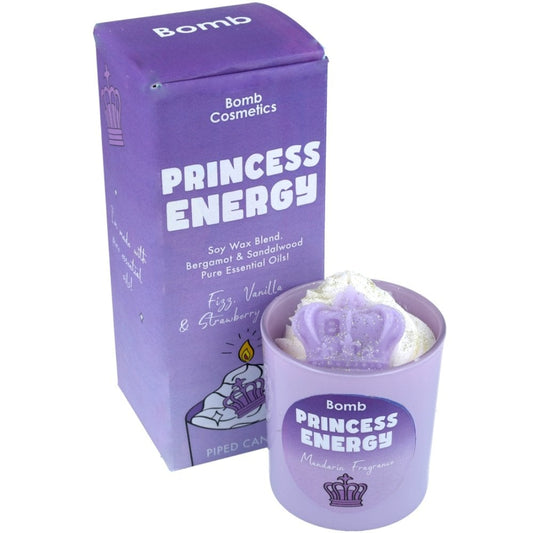 Bomb Cosmetics Princess Energy Piped Candle