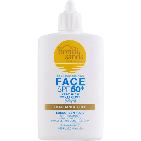 Bondi Sands Fragrance Free Face Fluid SPF50+ 50ml